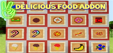 Delicious Food Add On Update Mcpe Addonsmcpe Mods And Addons