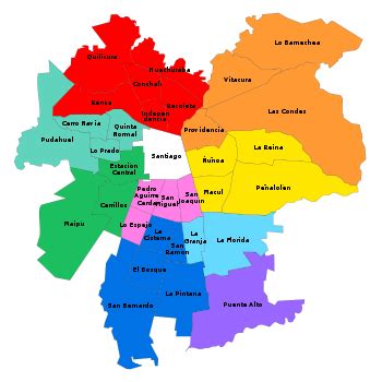 Se quiser encontrar o endereço preciso da localização región metropolitana use o motor de busca: mapa de la region metropolitana con sus comunas - Buscar ...