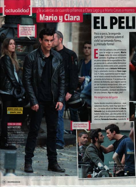 La actriz clara lago acudió con un vestido con. Mario Casas: Mario Casas y Clara Lago en la revista Cuore