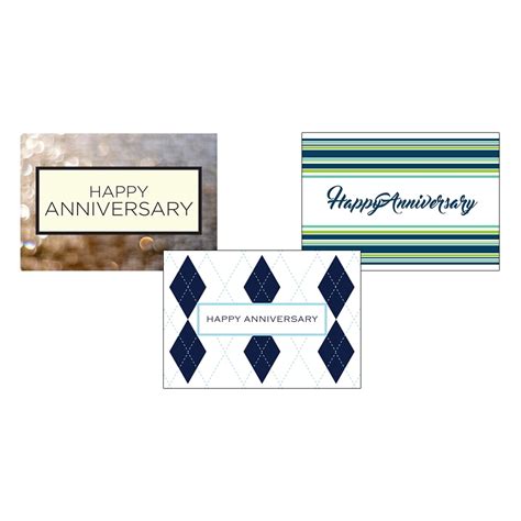 Ceo Cards Anniversary Business Greeting Card Assorted Box Set Of 25
