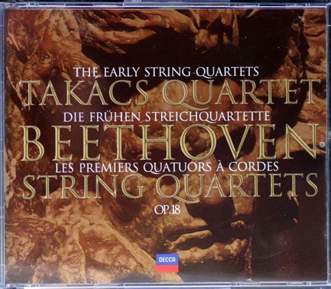 Beethoven Takács Quartet The Early String Quartets Op 18 2004 Cd