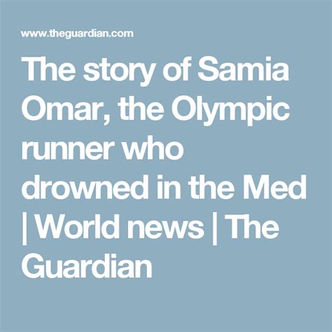 The Story Of Samia Omar The Olympic Runner Who Drowned In The Med