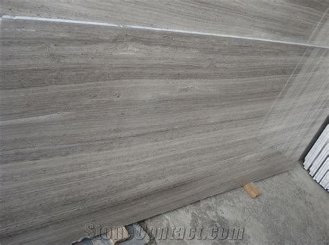 Grey Wooden Vein Marble Chinese Serpeggiante Stone From China