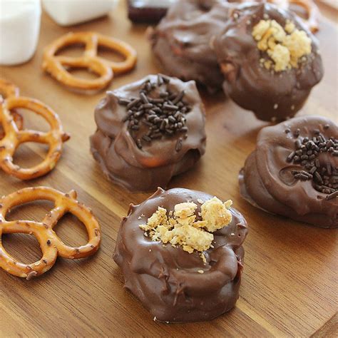 Quick And Easy Chocolate Covered Smores Pretzels The Comfort Of Cooking