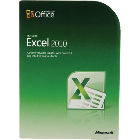 Microsoft Excel 2010 Software 065 06962 Bandh Photo Video