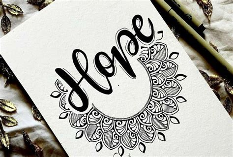 Simple Calligraphy Drawings