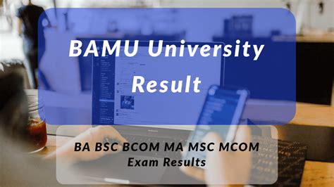 Ba Bcom Bsc Msc Ma Mcom Exam Results