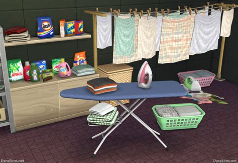 Sims 4 Laundry Clutter Cc