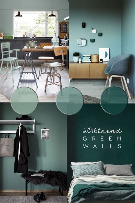 5 New Green Wall Paint Color Trends Green Painted Walls Interior