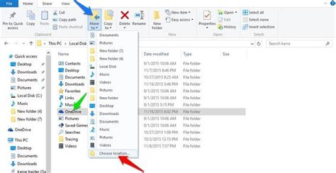 Comment Déplacer Le Dossier Onedrive Dans Windows 10
