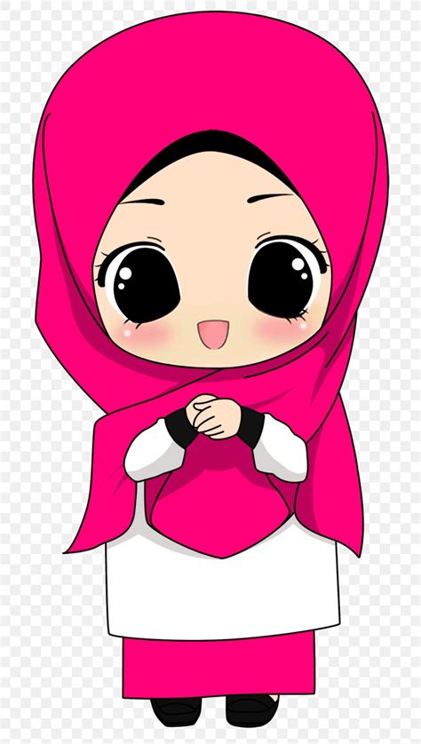 Muslim Islam Quran Hijab Cartoon Png 720x1450px Watercolor Cartoon