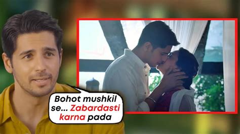 Sidharth Malhotra On Kissing Scene With Kiara Advani In ‘shershaah’ Zabardasti Karna Pada