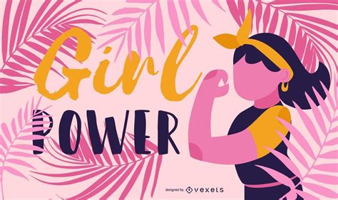 Girl Power Illustration Vector Download