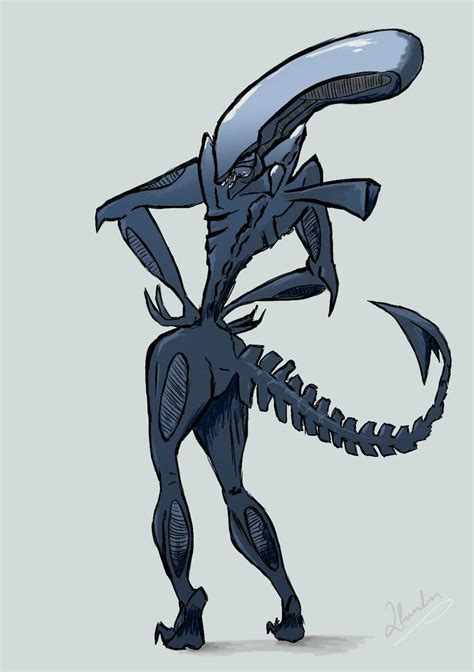 Sexy Xenomorph By 2funki4wheelz On Deviantart