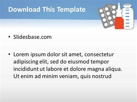 Medications Powerpoint Template Slidesbase