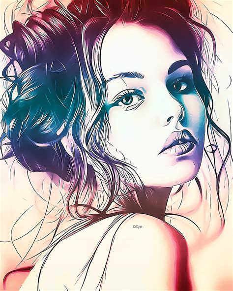 Sexy Girl Pop Art Digital Art By Nenad Vasic Pixels