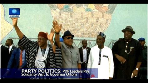 Pdp Leaders Pay Solidarity Visit To Governor Ortom 010818 Pt2 News