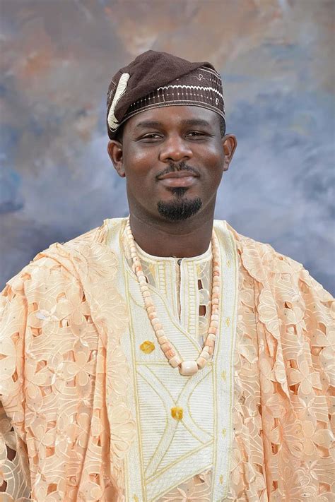 Nigerian Africa Man Black Adult Afro Handsome Yoruba Portrait