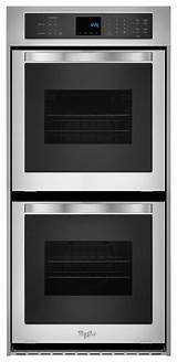 24 Double Wall Oven Electric Black