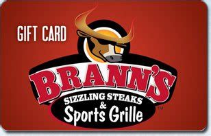 Browse our selection of cash back and discounted steak 'n shake gift cards, and join millions of members who save with raise. Brann's Sizzling Steaks & Sports Grill eGift Card | Kroger ...