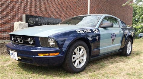 Massachusetts State Police 500 Ford Mustang Slicktop Police Cars