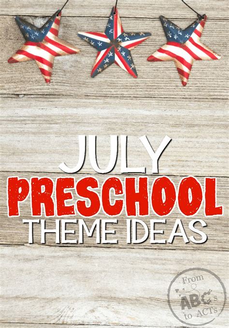 Preschool Themes From Abcs To Acts Preschool Themes Preschool