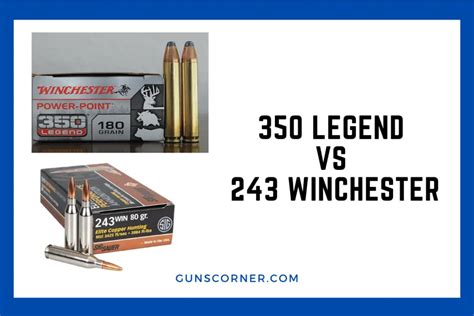 Battle Of The Bullets 350 Legend Vs 243 Winchester