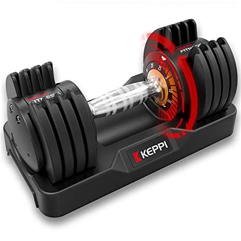 Keppi Adjustable Dumbbells Set 25 Lb Dumbbells With Anti Slip Metal