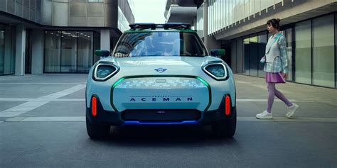 The Mini Concept Aceman The First All Electric Crossover Model In The
