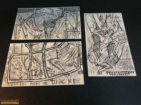 Charles (haywire) patoshik prison breakmusic group: Prison Break Haywire's drawings original TV series prop