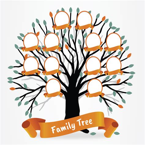 Start your family tree for free. Family Tree Vector Design - Download Free Vectors, Clipart ...