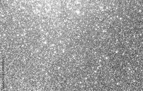 Silver And White Glitter Texture Christmas Abstract Background Stock