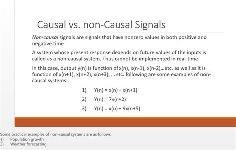 Can A Causal System Generate A Non Causal Signal Or Vice Versa