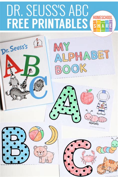 Dr Seusss Abc Printables And Activities Homeschool Share