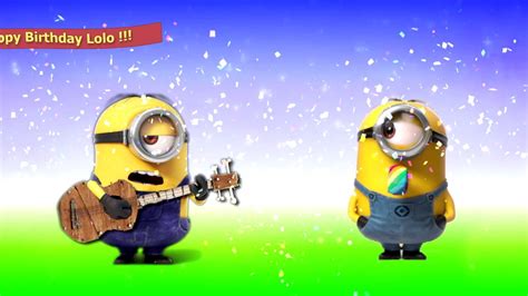 Extra dromadaire anniversaire fillette photographs. Minions Happy Birthday Lolo - YouTube