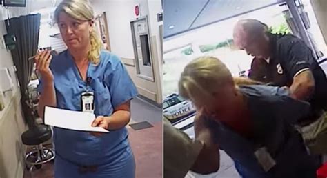 Watch This Insane Video Of A Detective Cuffing And Arresting A Nurse