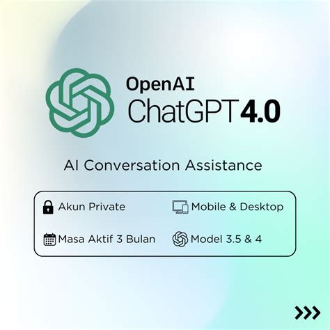 Jual ChatGPT Pro Asisten Pribadi Berbasis OpenAI GPT Dengan Fitur Eksklusif Template Prompt