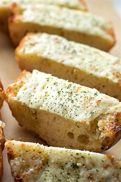 Well known for its garlic cheese bread. cheesy garlic bread pioneer woman