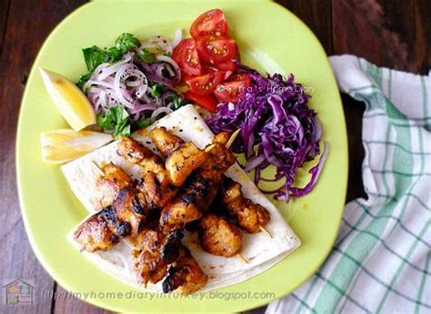 Citras Home Diary Tavuk Şiş Kebabı Turkish Style Chicken Sish Kebabs