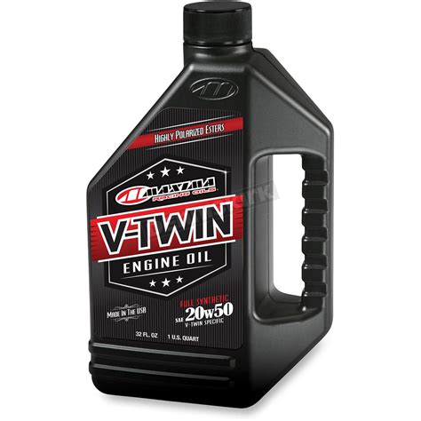 Maxima Full Synthetic V Twin 20w50 Engine Oil 30 11901 Dennis Kirk
