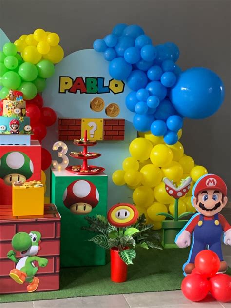 Fiesta Super Mario Mario Bros Birthday Party Ideas Super Mario Bros