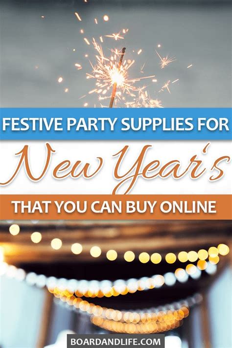 Festive New Years Eve Party Supplies That You Can Buy Online Eve
