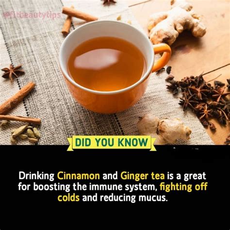 Cinnamon And Ginger Tea Boost Immune System Food Tips Food Pyramid