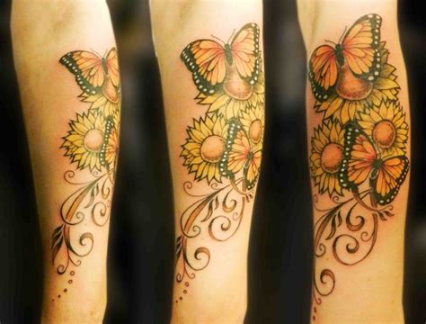 26 Bright And Shiny Sunflower Tattoos Design Of Tattoosdesign Of Tattoos