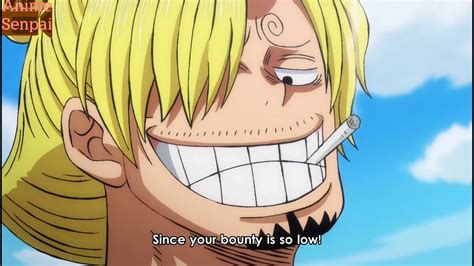 Sanji Teases Zoros Low Bounty One Piece Youtube