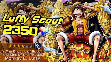 2350 Gem Ex Luffy Scout L One Piece Bounty Rush L Opbr Youtube