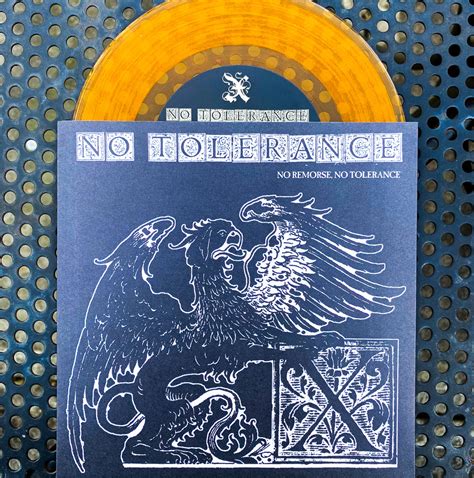 Vault Copy No Tolerance No Remorse No Tolerance 7 Gold Vinyl