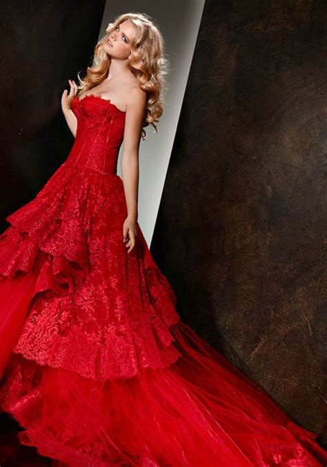 Red Bridal Dresses