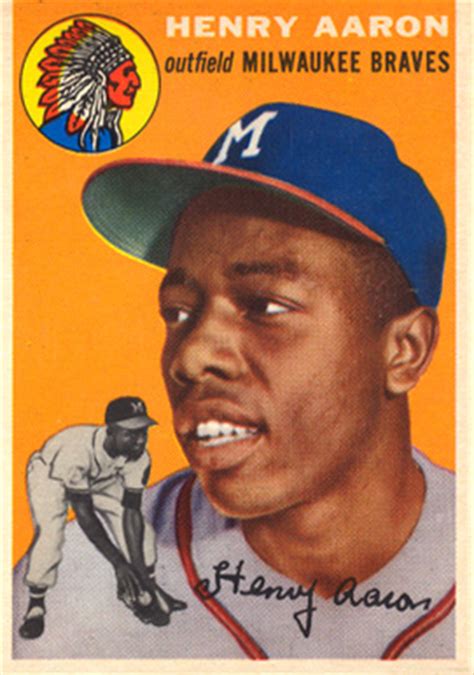 3 steinbrenner attended culver academy and central methodist college , where he played soccer and earned a degree in history and political science. 1954 Topps Hank Aaron #128 Baseball Card Value Price Guide