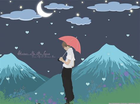 The voices of a distant star. Hoshi no Koe Wallpaper: Shower Me In Love - Minitokyo